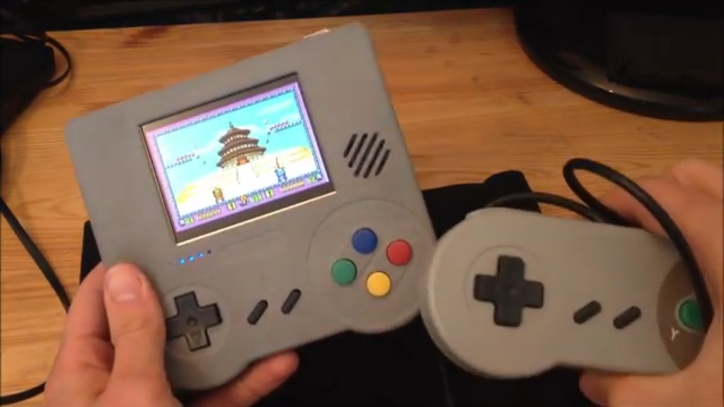 Raspi Boy : Retro handheld emulation console, electronic kit project video thumbnail